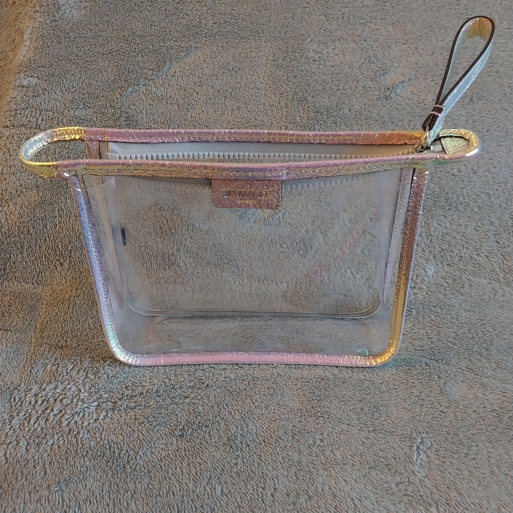 MZ Wallace Iridescent Clear Cosmetic Case
